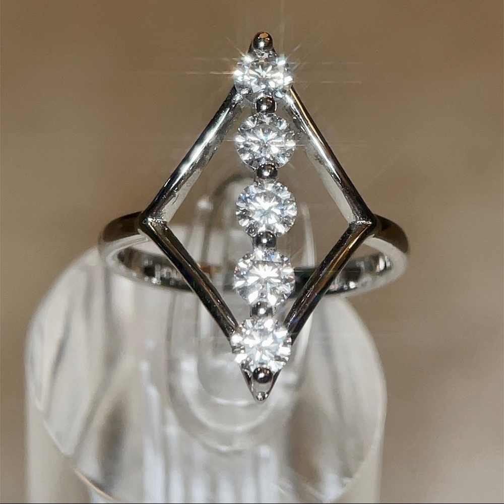 My North Star Ring - Floating Line Ring - Picture 2 of 12